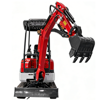 Excavator Mini Berkualitas Tinggi Konsumsi Bahan Bakar Rendah Mesin Konstruksi Kecil