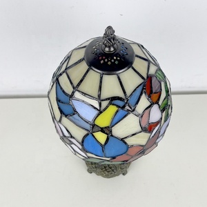 LongHuiJing 8inch Fashion Retro Tiffany Style Table Lamp Stained Glass Hummingbird Flower Lampshade Home Table Lamp Decorate - Product Image 6