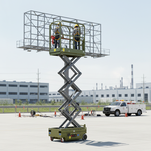 Plateforme élévatrice à ciseaux automotrice 1000 kg, 14 m, 18 m, élévateur portable pour entrepôt, échafaudage pour rayonnage, OEM - Product Image 6