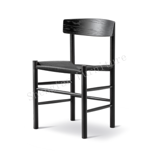 Forte Design <span class=keywords><strong>Sence</strong></span> colore nero tessuto imbottito sedile interno ed esterno in legno ristorante pranzo Borge MOGENSEN sedie da ufficio - Product Image 2