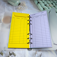 Lot de 12 Enveloppes Budgétaires A6 avec Design Perforé, Couleurs Vives, Suivi des Dépenses, Idéales pour un Usage Quotidien