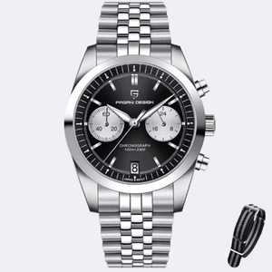 Montre automatique à quartz PAGANI DESIGN pour homme, montre sport avec bracelet en acier inoxydable saphir, étanche - PD1775 - Product Image 1