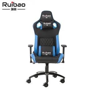 उच्च वापस ergonomic आरामदायक कुंडा पीसी कंप्यूटर gamer रेसिंग गेमिंग कुर्सी काले कस्टम नाम