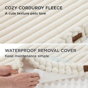 Cama ortopédica para perros Hovicaed para perros grandes, bonita caja de huevos impermeable, colchón de espuma para mascotas con funda extraíble, almohadilla para mascotas - Product Image 6