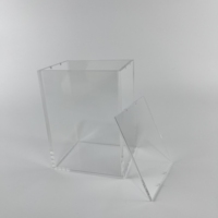 Boîte de présentation transparente de figure acrylique de cas de protecteur de bruit
