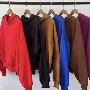 เสื้อฮู้ดดี้คุณภาพสูง 100% ผ้าฝ้าย สตรีทแวร์ แทรคสูท พิมพ์ลายพัฟฟ์หนา เสื้อฮู้ดผู้ชาย - Product Image 1