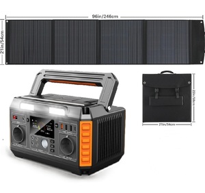 220v Portable Power Station 600W <b>Solar</b> <b>Generator</b> Set Car MPPT Controller Lithium Ion Battery Bank - Product Image 1