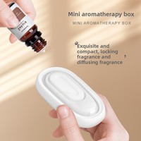 Diffuseur d'aromathérapie portable transfrontalier mini, sans brouillard, alimenté par huiles essentielles, pour voiture et maison, dispositif de parfumation silencieux