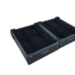 New Design Hot Seller Corrugated Plastic Moving Boxes ESD Circulation Box ESD PCB Tray