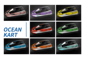 Kart de mer de <span class=keywords><strong>bateau</strong></span> de pêche électrique de mini jet pour des sports nautiques dans l'océan - Product Image 4