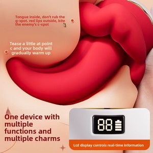 Stimulation puissante du clitoris par léchage <span class=keywords><strong>de</strong></span> langue, péristaltisme et choc corporel pour l'orgasme féminin du point G - Product Image 4
