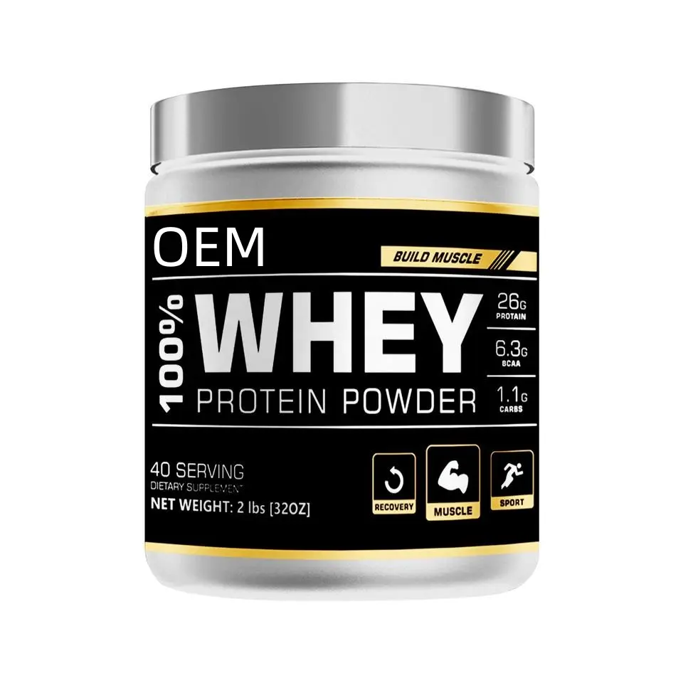 Hot Sale OEM Food Grade Non-Gmo Organic Protein Concentrate Powder Health Organic 100%Pure Whey Protein Powder