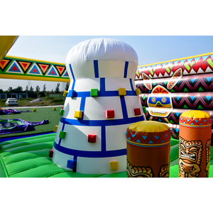 Château plein d'entrain de saut d'enfants de maison de château de videur gonflable commercial extérieur de PVC avec la glissière - Product Image 4