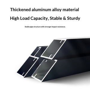 Porte coulissante sectionnelle électrique suspendue en alliage d'aluminium, sans rail, télescopique, industrielle, personnalisable - Product Image 3