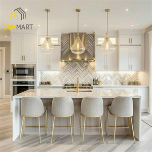 خزانة cbmmmt بتصميم وحدات كاملة من الخشب الصلب طقم خزانات مطبخ - Product Image 4