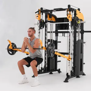 Hersteller verkauft gewerbliche Fitnessgeräte Smith Multifunktionales Fitness-Power Rack Hocker-Rack