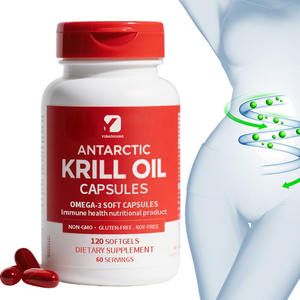 Oem Antarctische Krill Oil 1000Mg <span class=keywords><strong>Capsules</strong></span> 120-Stuksomega-3 Zachte <span class=keywords><strong>Capsules</strong></span> Voor Mensen Immuunsysteem Gezondheid Voedingssupplement - Product Image 1