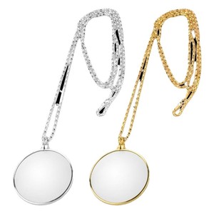 Lupa de cuello con cadena metálica, un producto popular en el comercio electrónico transfronterizo, totalmente portátil, con lentes de cristal exquisitas. - Product Image 4