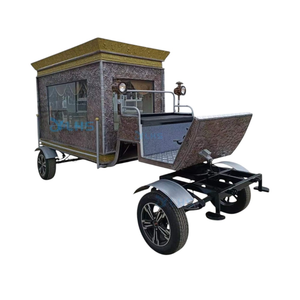 Low Price High Quality Funeral Cars/European Style <strong>Horse</strong> Drawn Hearse/Manufacturer Funeral Hearse for Sale - Product Image 1