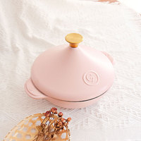 Tajine fonte émaillée Offre Spéciale rose mini revêtement céramique marmite Tajine