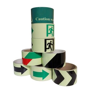 Taille personnalisée imprimé sortie de secours coffre-fort indique la lumière émettant étiquette de guidage haute évacuation de la lumière indicateur flèche ruban lumineux - Product Image 2