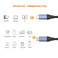 Câble d'extension USB Type C actif personnalisé de 10 m, USB 3.1 Gen2 10 Gbps, mâle-mâle avec répéteur