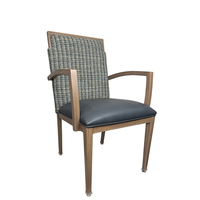 Fauteuil de salle à manger au design moderne, siège individuel, fauteuil de loisirs de luxe, couleur grain de bois