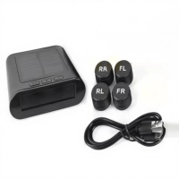 Autel TPMS-Sensor Reifendruckkontrollsystem mit externem Sensor für 4 Räder, USB-Aufladung, IPX7 wasserdicht, Echtzeit-Alarm