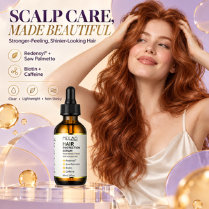 Sérum de protection capillaire OEM avec Redensyl et Biotine, traitement fortifiant du cuir chevelu pour cheveux fragiles et sérum anti-casse - Product Image 1