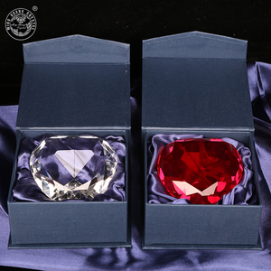 MH-0072L pha lê trái tim chặn giấy cắt kính Trái Tim Kim Cương - Product Image 6