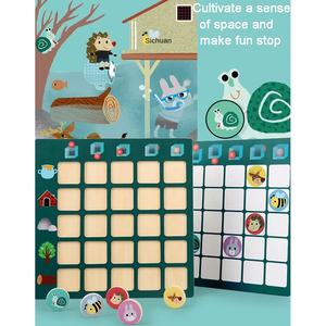 Juguete <span class=keywords><strong>de</strong></span> Madera Montessori para Encontrar la Orientación, Pensamiento Lógico Espacial, Observación, Mejora del Aprendizaje, Juego <span class=keywords><strong>de</strong></span> Mesa Interactivo <span class=keywords><strong>de</strong></span> Madera - Product Image 4