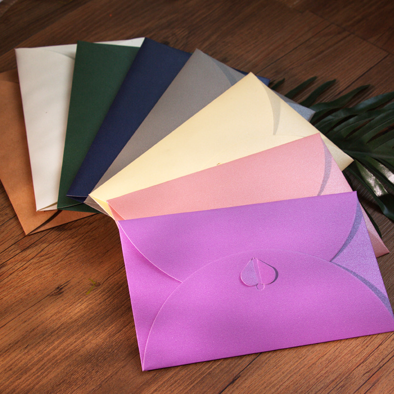 Горячая Распродажа, бумажный конверт с пуговицами в форме сердца, открытка, влюбленная, письмо, приглашение, деловой конверт, упаковка, крафт-бумага, конверт