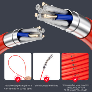 Pipe Inspection <strong>Camera</strong> 10/20/30/50M Sewer <strong>Camera</strong> <strong>With</strong> DVR 16GB FT Card Drain Industrial <strong>Endoscope</strong> IP68 8500MHA Battery - Product Image 5