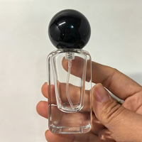 Botol Parfum Kaca Mini Portabel 15 ml 15ml Bening Crimp Pressurized Fine Mist Spray Atomizer Botol Kemasan Minyak Parfum
