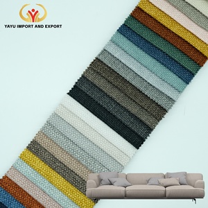 Nhà Máy Trực Tiếp Giá Cả Phải chăng 100% Polyester Đồng Bằng Faux Linen Dệt Bọc Bọc Vải Dệt May Nhà Sofa Linen Nhìn Vải - Product Image 1