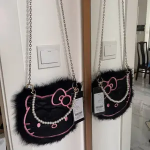 Botu peluche Bonjour Kt sac Kawaii sac à main bandoulière trucs sac à dos pour enfants filles doux Kitty sac grande capacité