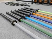 Barre d'Haltères de Compétition TOPTONS, Personnalisée avec Logo, 20KG, pour Musculation, Entraînement en Salle de Sport et Haltérophilie