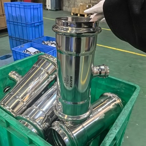 MAYER 不锈钢配件制造商定制不锈钢凹槽配件异径三通 RWAS WATERMARK 标准 - Product Image 3