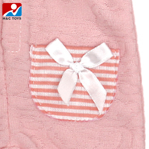 Set di Tuta con Cappuccio a Forma di Orsacchiotto Rosa, Morbido e Delicato sulla Pelle, Accessori per Bambole, Giocattolo Educativo per Bambini - Product Image 6