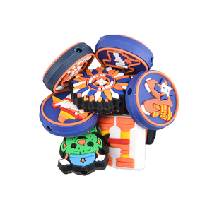 <strong>Wholesale</strong> Custom Durable <strong>Silicone</strong> and PVC <strong>Beads</strong> Keychain Pendants Soft Focal <strong>Beads</strong> Trending Charms for Pen Top Decoration - Product Image 1