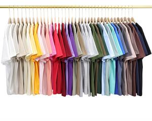 T-shirt à col rond surdimensionné minimaliste en gros - Coton doux et respirant, haut décontracté à manches courtes pour tous les jours - Product Image 3