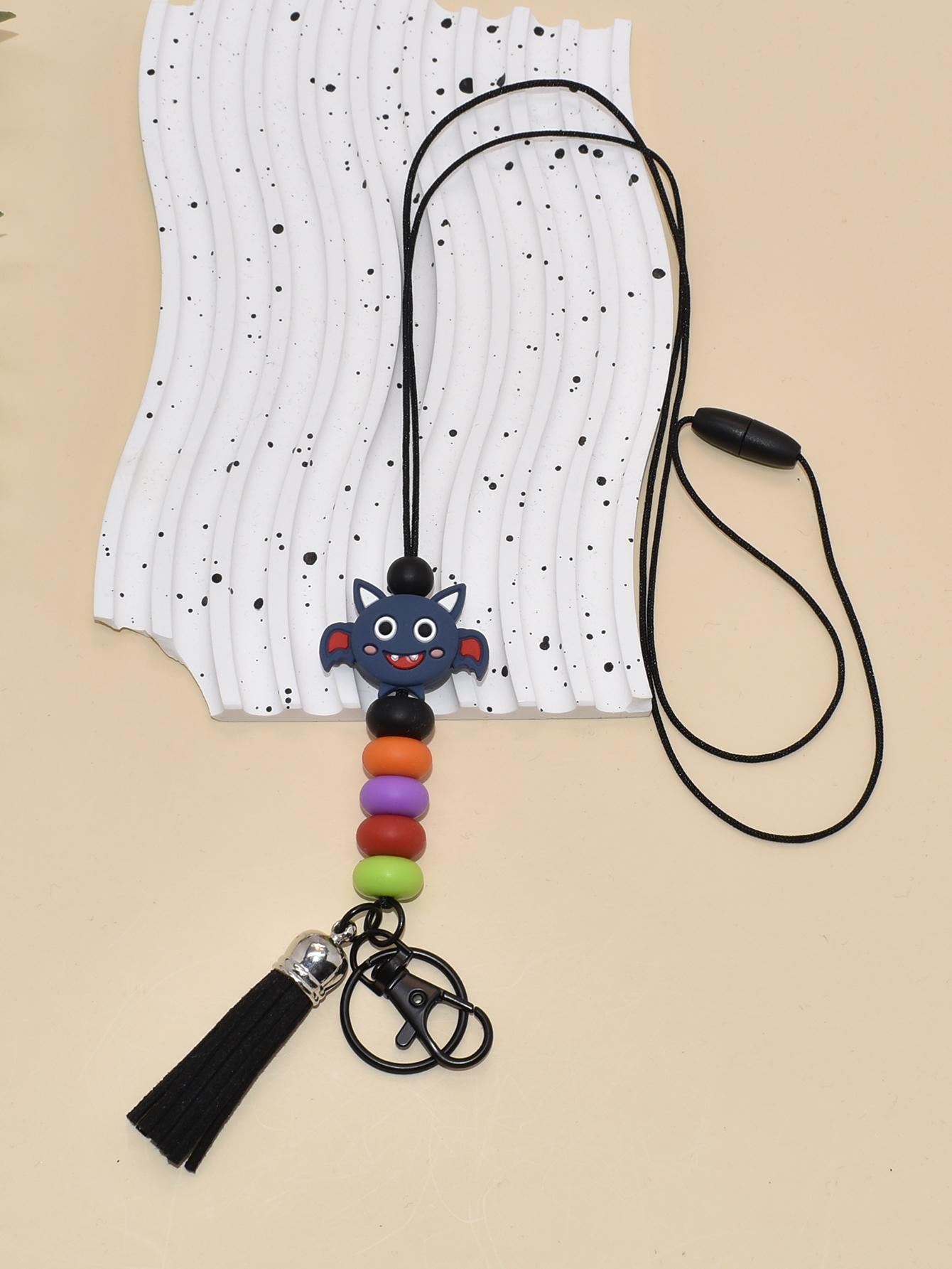 New Silicone Beaded Nurse Lanyard Retractable Badge Reel Nurse Lanyard Gift for Healthcare Professionals Image 3
