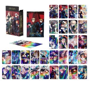 30ชิ้นอะนิเมะโฮโลแกรมของฉัน heroed สถาบันการศึกษาแฟลชการ์ดสะสม2D โปสการ์ดขนาดเล็กสองด้าน LOMO - Product Image 5