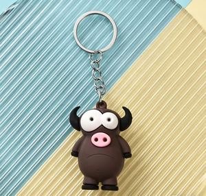 Wholesale Eco-Friendly Soft PVC Rubber Keychain <b>Custom</b> Logo 2D 3D UV Printing Durable Personal Design Promotion Gift <b>Key</b> Holder - Product Image 4