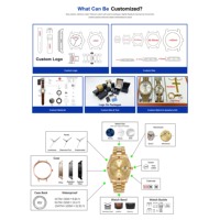 Reloj de pulsera de lujo con diamantes de rubí para parejas, conjunto de regalo de San Valentín, joyería con personalidad