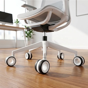 Roulettes <span class=keywords><strong>de</strong></span> remplacement pour chaises <span class=keywords><strong>de</strong></span> bureau, <span class=keywords><strong>anti</strong></span>-emmêlement, silencieuses, <span class=keywords><strong>de</strong></span> qualité supérieure, 75 mm, conception sans moyeu, pivotantes, creuses, avec tige <span class=keywords><strong>de</strong></span> 11 mm - Product Image 4