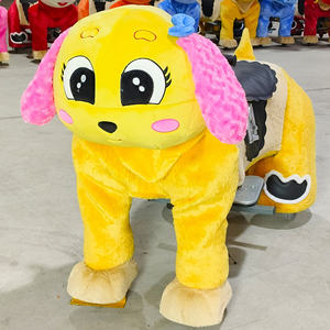 Mini Eyes Dog Voiture à chevaucher électrique pour enfants, en peluche, à monnayeur, en forme de chien, pour centres commerciaux intérieurs - Product Image 4