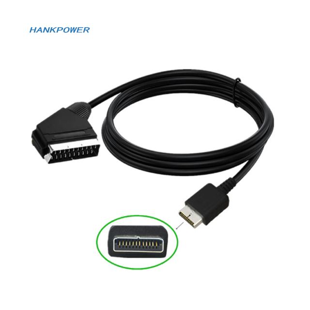 6ft RGB Scart Cable for PS3 PS2 PS1 Adapter