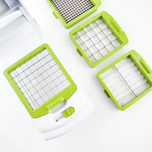 Multifunktion ales Küchen zubehör Mandoline Slicer Dicer Zwiebel Veggie All-in-1 schnelles Handbuch 4 in 1 Gemüse hacker