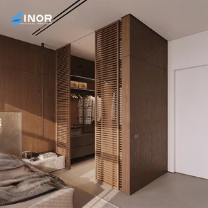 Armario de Madera Maciza Grande, Independiente, con Doble Puerta, Diseño de Lujo para Recámara Principal - Product Image 5